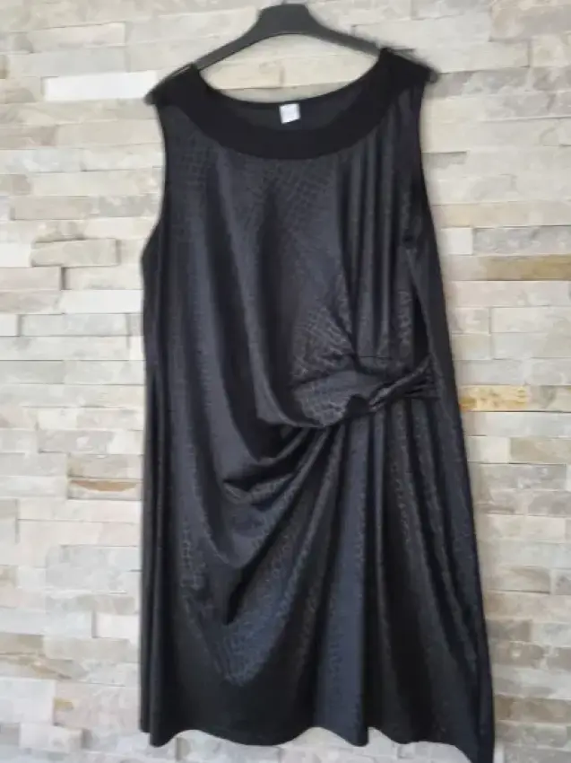 MS Mode KLEID schwarz Leo
