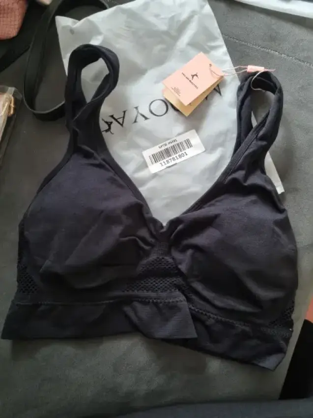 Midoya BH schwarz bequem