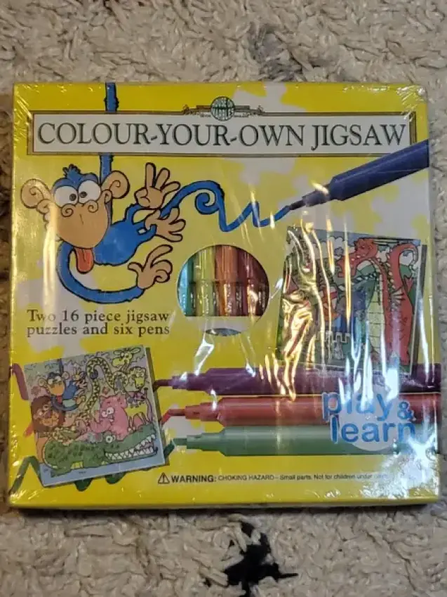 Puzzle mit Stiften 