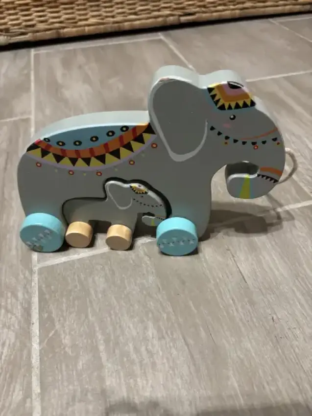 Bieco Elefant Nachziehspielzeug 