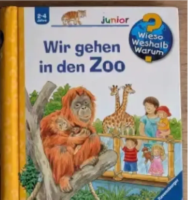 Klappen-Buch "Wir gehen in den Zoo"