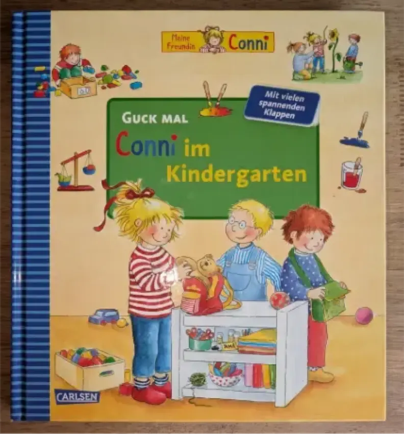 Klappen-Buch "Conni im Kindergarten"