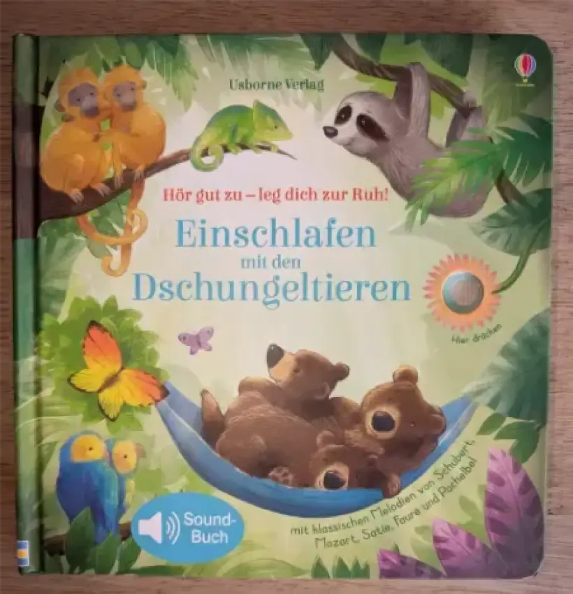 Sound-Buch "Einschlafen mit den Dschungeltieren"