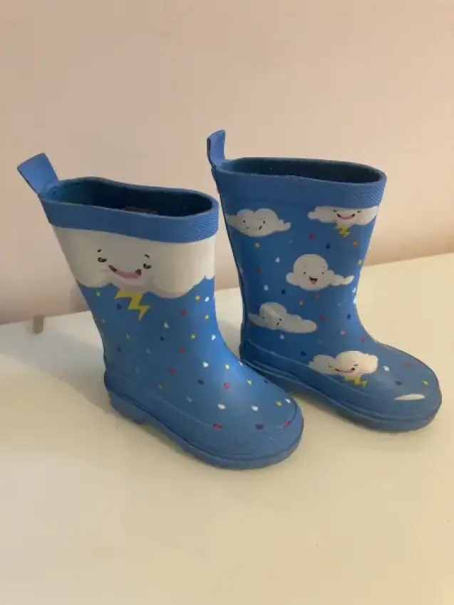 Desdoles Gummistiefel Wolken Konfetti