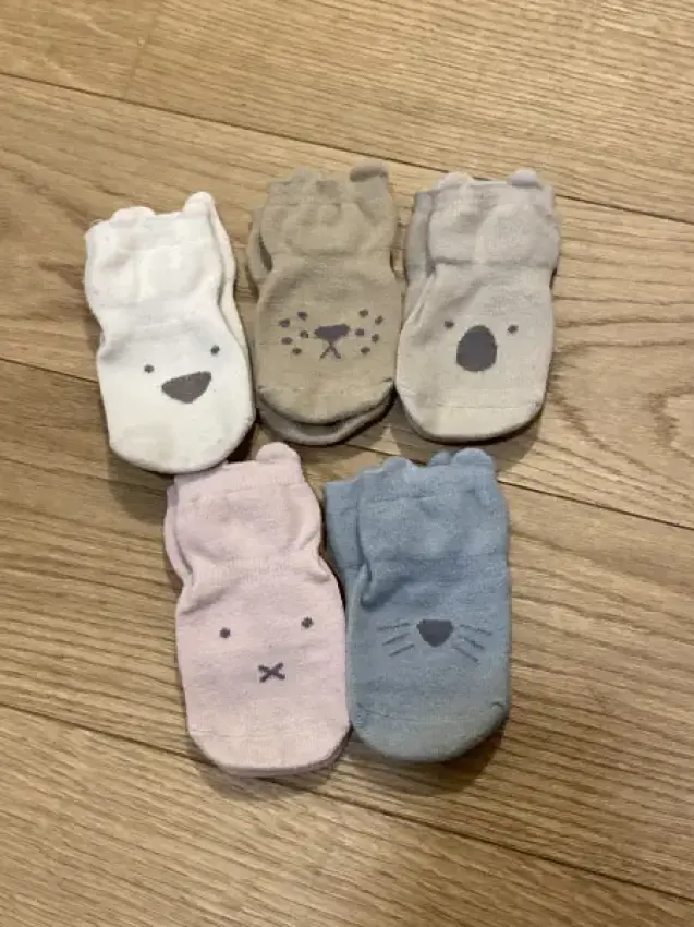 5 Stück Baby Socken 0-12 Monate