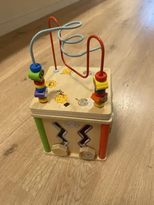 Motorik Würfel Holz 