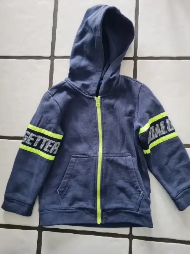 Kapuzenjacke, s.Oliver, dunkelblau/gelb